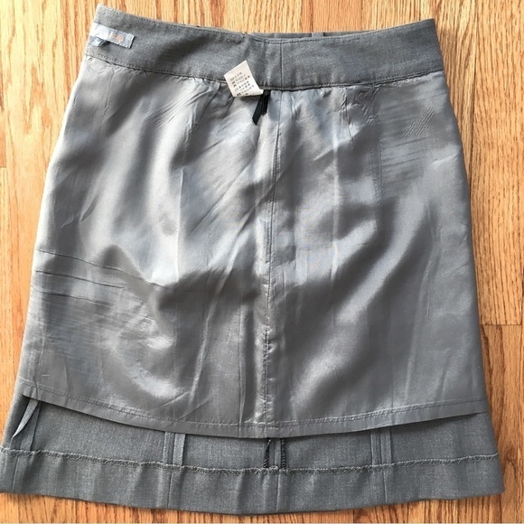 Vintage 90's Theme Gray A-Line Skirt - Picture 6 of 14